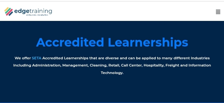 Edge Training Learnership Programme